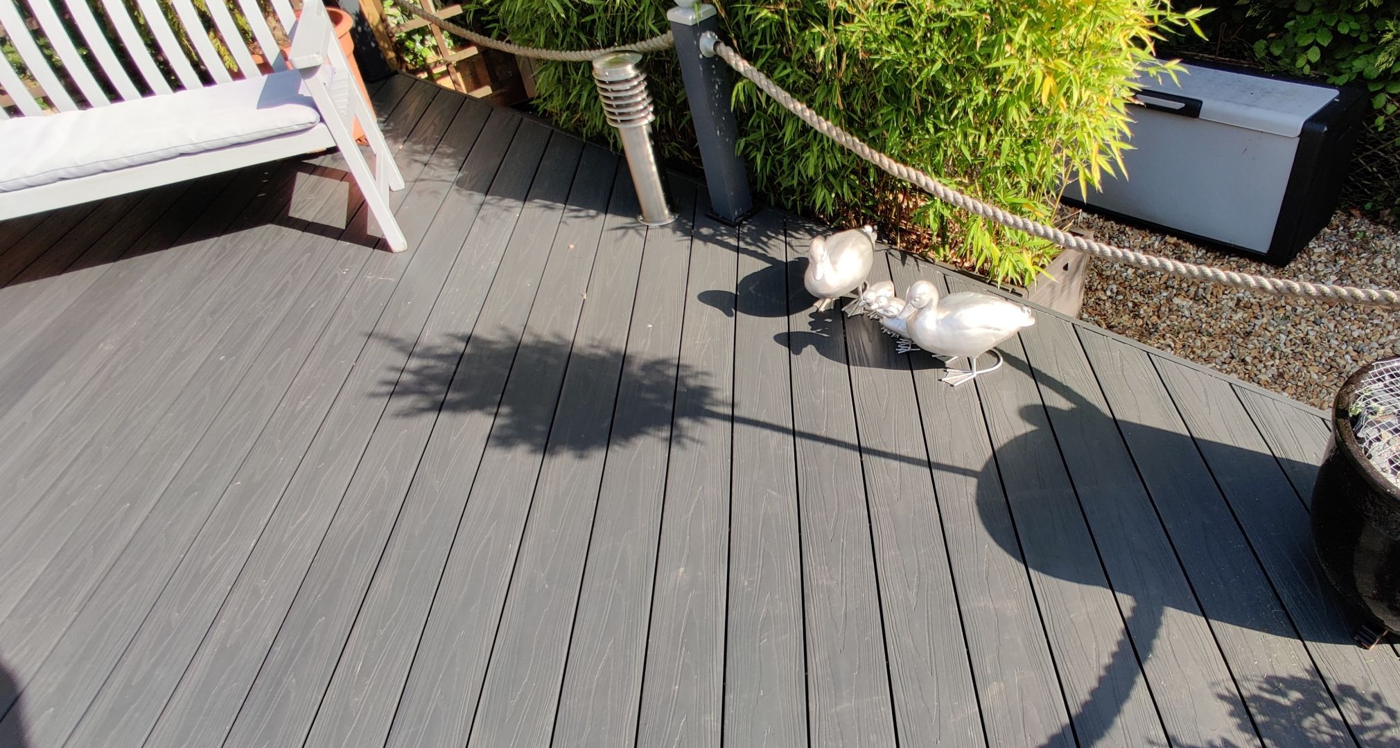 Top down view of Alchemy Urban decking